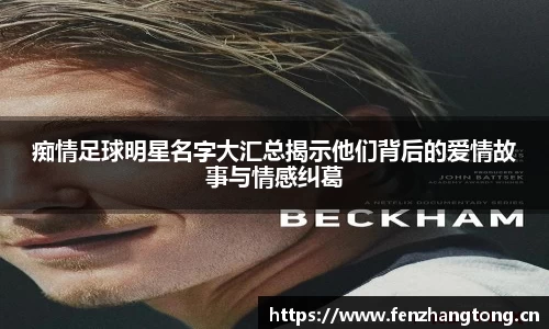 痴情足球明星名字大汇总揭示他们背后的爱情故事与情感纠葛