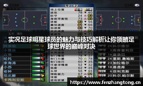 实况足球明星球员的魅力与技巧解析让你领略足球世界的巅峰对决